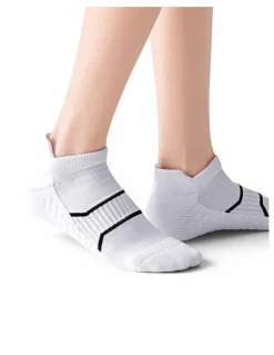 High Heel Jungle Cushion Support Sport Socks Pack of 3 in White