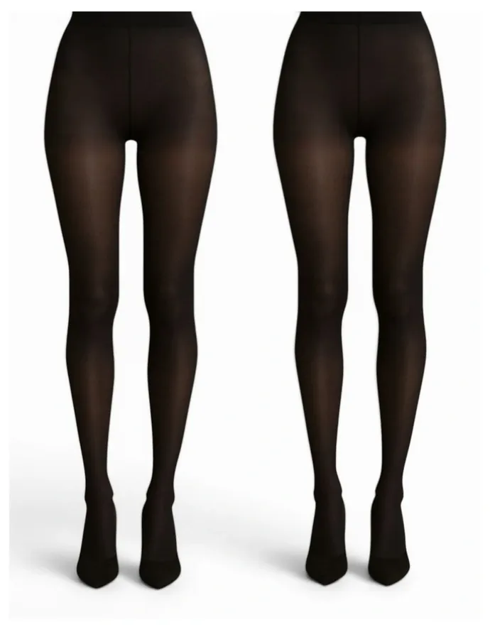 High Heel Jungle 40 Denier Sculpt Opaque Tights- 2 Pairs