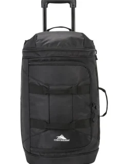 High Sierra Boxed Wheeled Duffle Boxed 55cm Carry-on Wheeled Duffle in Black