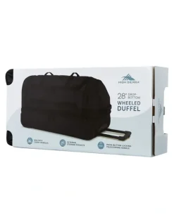High Sierra Boxed Wheeled Duffle Boxed 71cm Medium Wheeled Duffle in Black