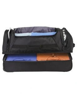 High Sierra Boxed Wheeled Duffle Boxed 71cm Medium Wheeled Duffle in Black