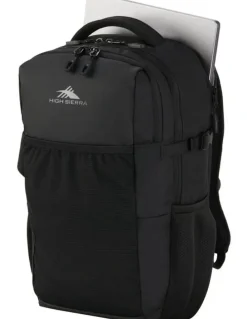 High Sierra Crossover Backpack in Black
