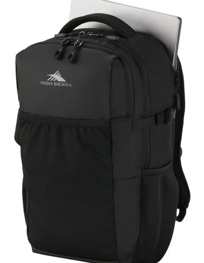High Sierra Crossover Backpack in Black