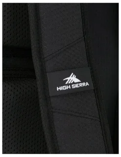 High Sierra Crossover Backpack in Black