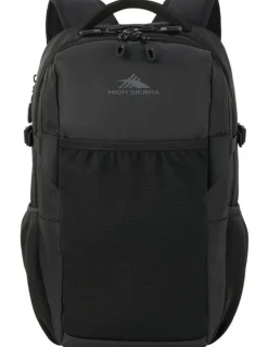 High Sierra Crossover Backpack in Black