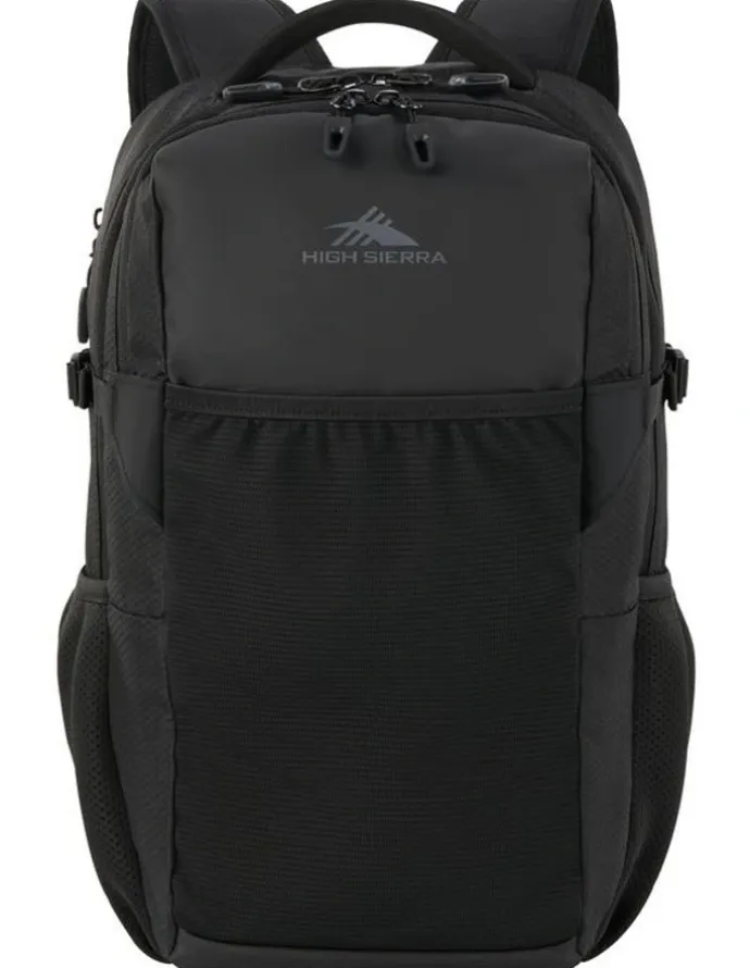 High Sierra Crossover Backpack in Black