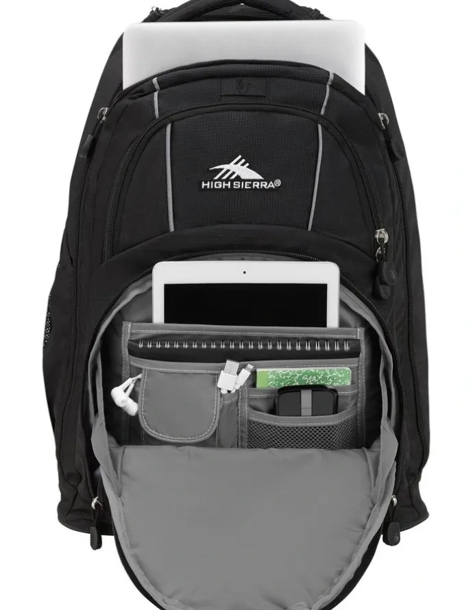 High Sierra Freewheel Backpack Black