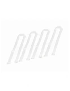 Hollywood Fashion Secrets Bra Straps 3 Pack in Clear