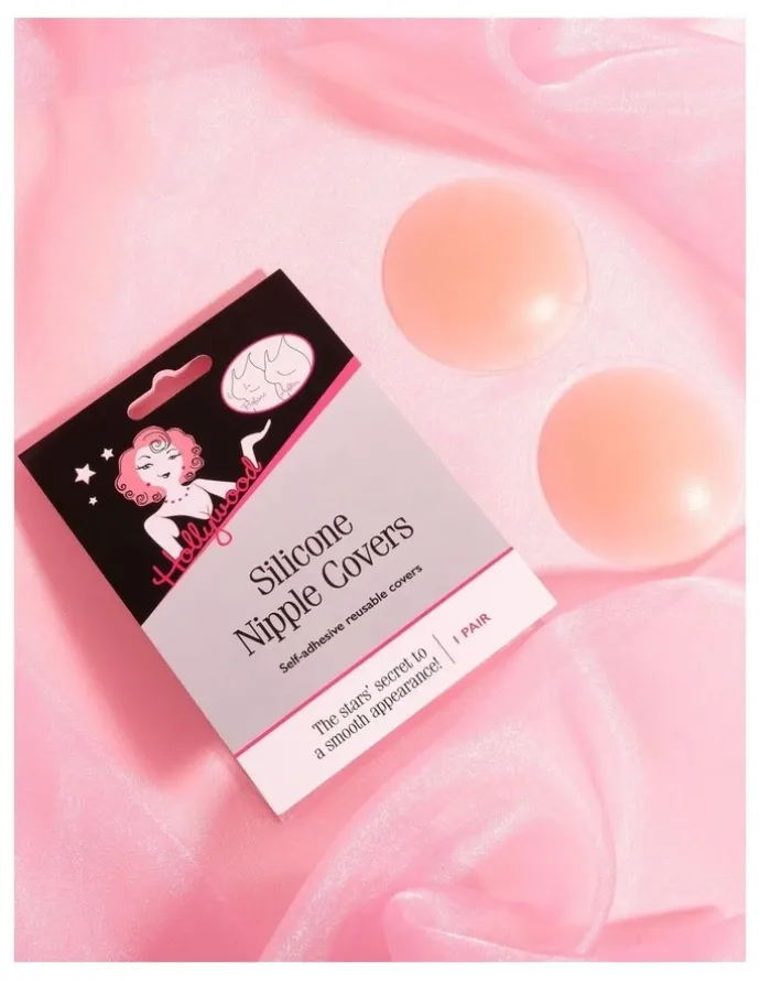 Hollywood Fashion Secrets Silicone Nipple Covers in Natural