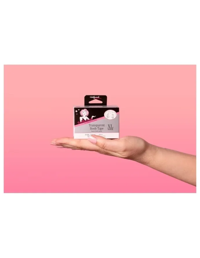 Hollywood Fashion Secrets Transparent Boob Tape XL Wide 7.5cm x 5m
