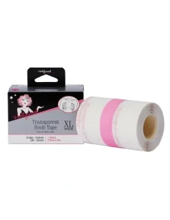Hollywood Fashion Secrets Transparent Boob Tape XL Wide 7.5cm x 5m