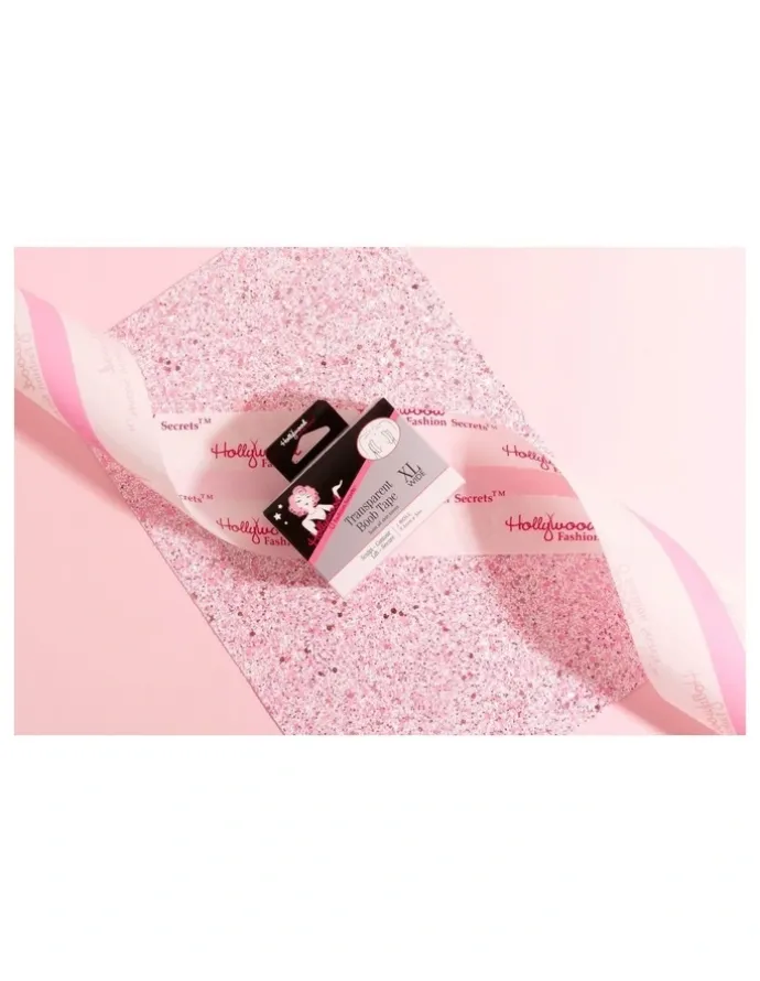 Hollywood Fashion Secrets Transparent Boob Tape XL Wide 7.5cm x 5m