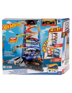 Hot Wheels City Transforming Race Tower Playset