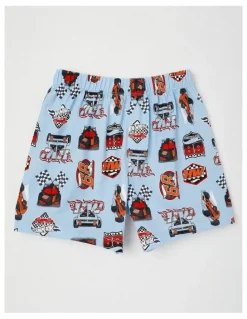 Hot Wheels Hot Wheels Racetrack Pyjamas With A Pillowcase in Baby Blue