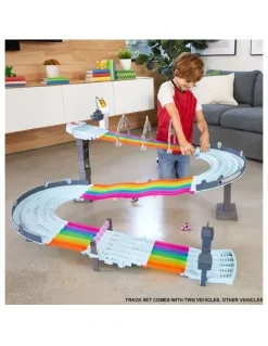 Hot Wheels Mario Kart Rainbow Road in Multi