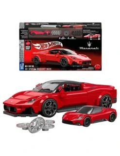Hot Wheels Mattel Brick Shop Maserati MC20 Building Toy Kit