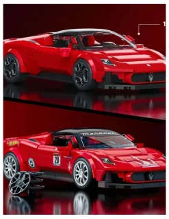 Hot Wheels Mattel Brick Shop Maserati MC20 Building Toy Kit