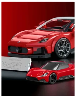 Hot Wheels Mattel Brick Shop Maserati MC20 Building Toy Kit