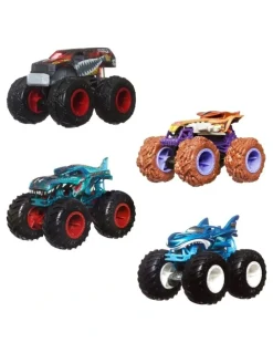 Hot Wheels Monster Trucks 4-Pack in Assorted
