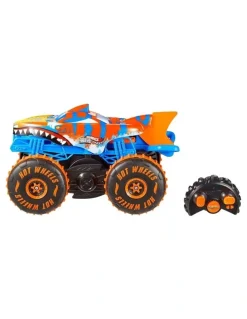 Hot Wheels Monster Trucks Tiger Shark Climber Remote Control Toy Truck