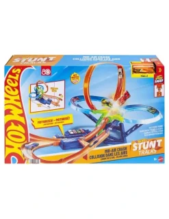 Hot Wheels Stunt Tracks Mid-Air Crash Playset