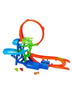 Hot Wheels Stunt Tracks Mid-Air Crash Playset
