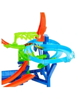 Hot Wheels Stunt Tracks Mid-Air Crash Playset