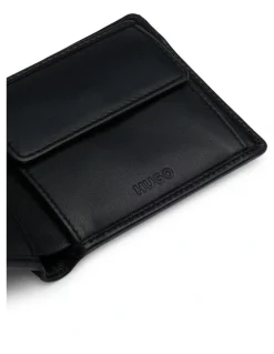 Hugo Boss Subway Credit Card And Coin Holder in Black