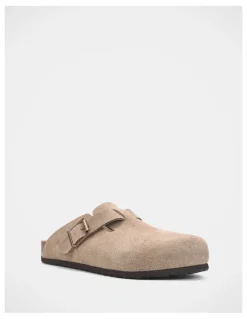 Hush Puppies Blakely M Shoes In Taupe Suede