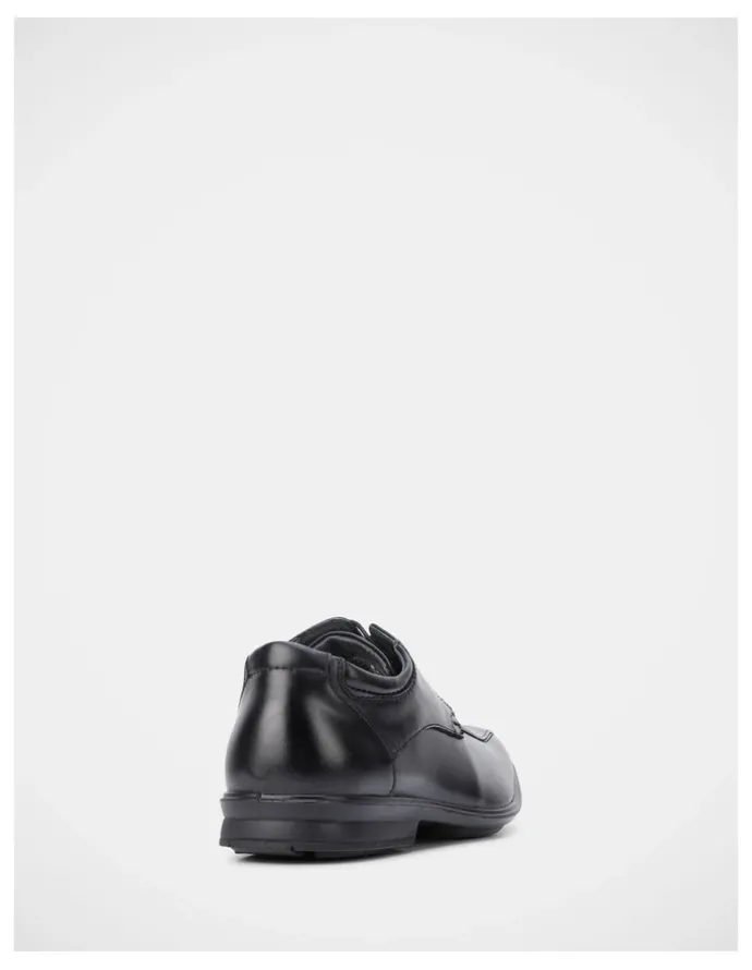 Hush Puppies Carey Leather Lace Up Dress Shoe in Black