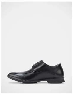 Hush Puppies Carey Leather Lace Up Dress Shoe in Black