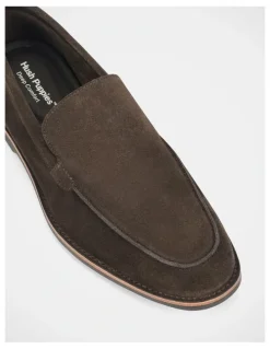 Hush Puppies Casino Shoes in Ground Coffee