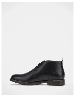 Hush Puppies Harbour Boots in Black