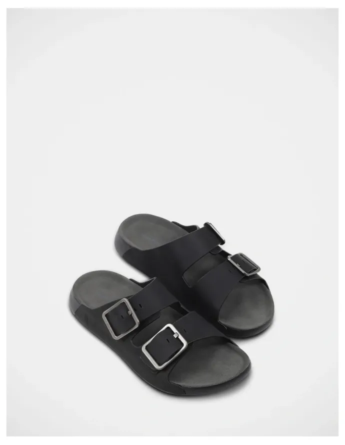 Hush Puppies Hoges Sandals In Black/Grey