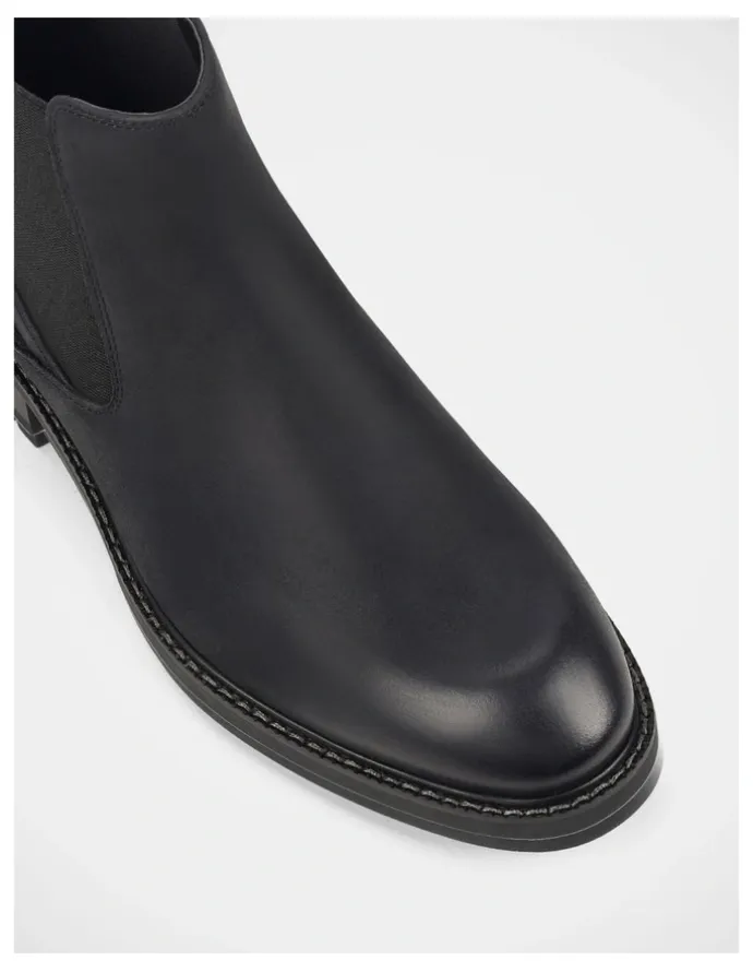 Hush Puppies League Boots In Black