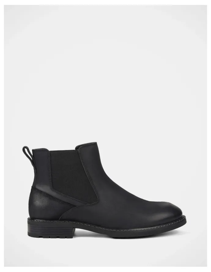 Hush Puppies League Boots In Black