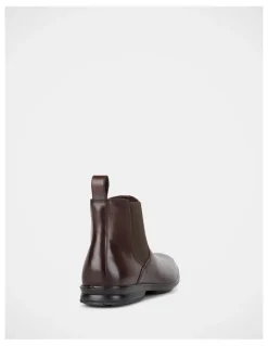 Hush Puppies Leather Chelsea Boot in Mahogany