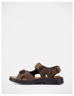 Hush Puppies Simmer Breathable Sandal in Brown