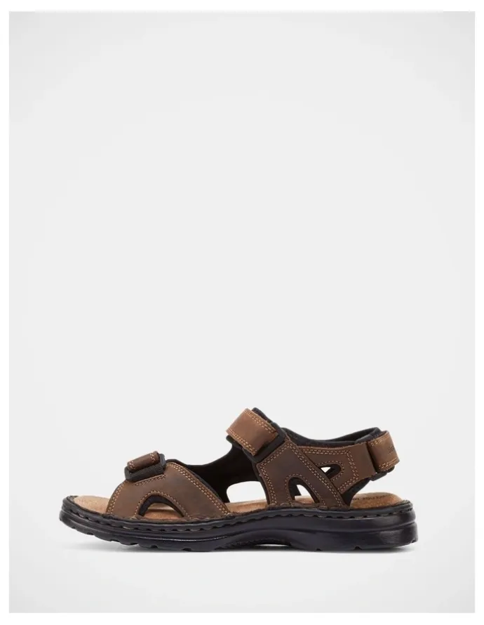 Hush Puppies Simmer Breathable Sandal in Brown