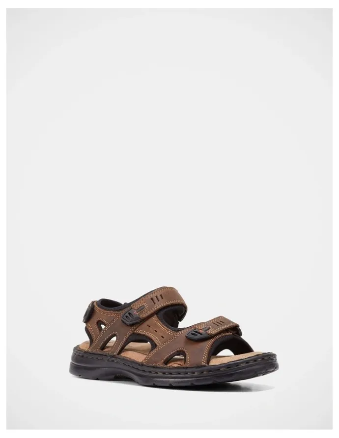 Hush Puppies Simmer Breathable Sandal in Brown
