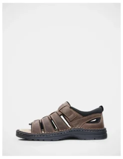 Hush Puppies Spartan Closed Back Sandal in Brown