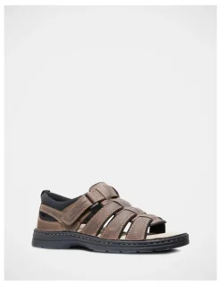 Hush Puppies Spartan Closed Back Sandal in Brown