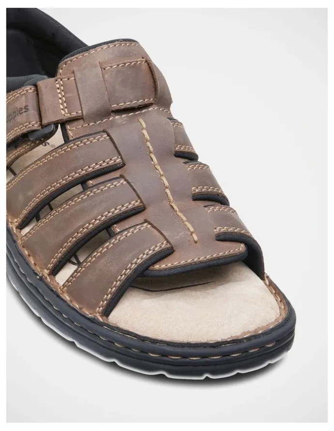 Hush Puppies Spartan Closed Back Sandal in Brown