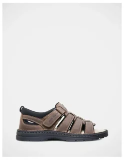 Hush Puppies Spartan Closed Back Sandal in Brown