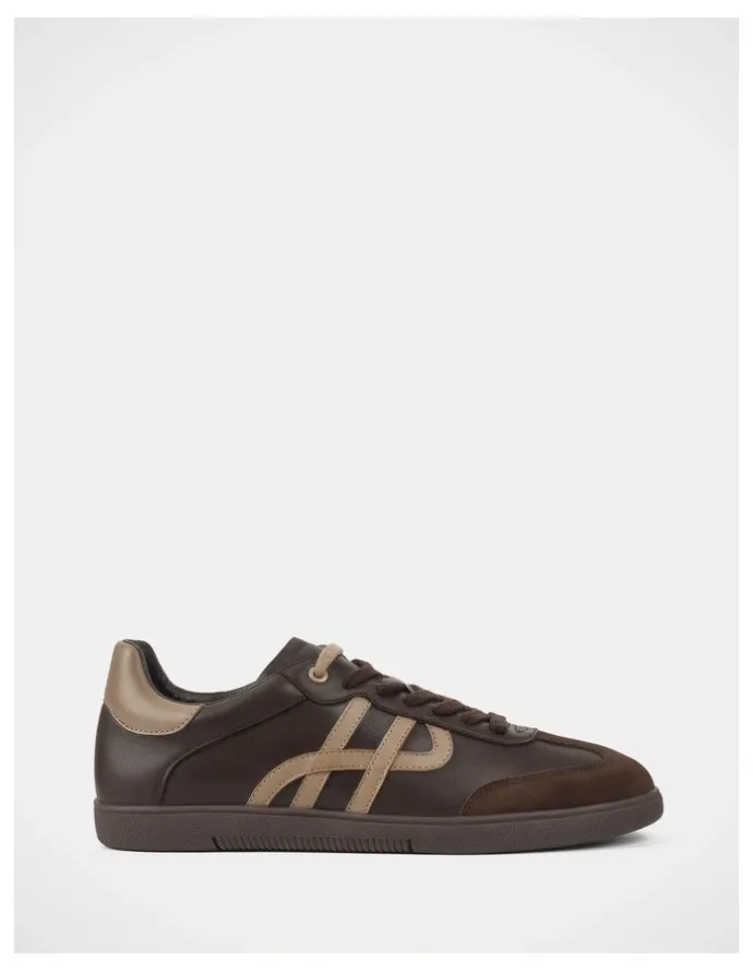 Hush Puppies Trackside Sneakers in Brown