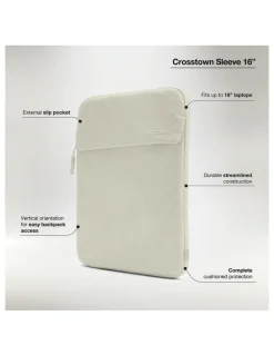Incase Crosstown Laptop Sleeve 16-inch in Limestone INCO400804-LMST
