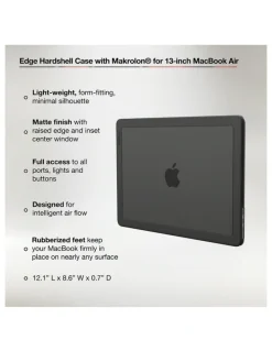 Incase MacBook Air Edge Hardshell Case 13-inch in Black INMB200751-BLK