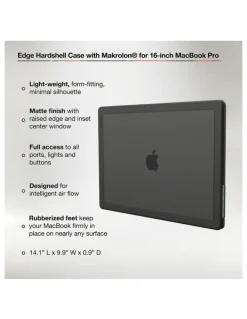 Incase MacBook Pro Edge Hardshell Case 16-inch in Black INMB200754-BLK