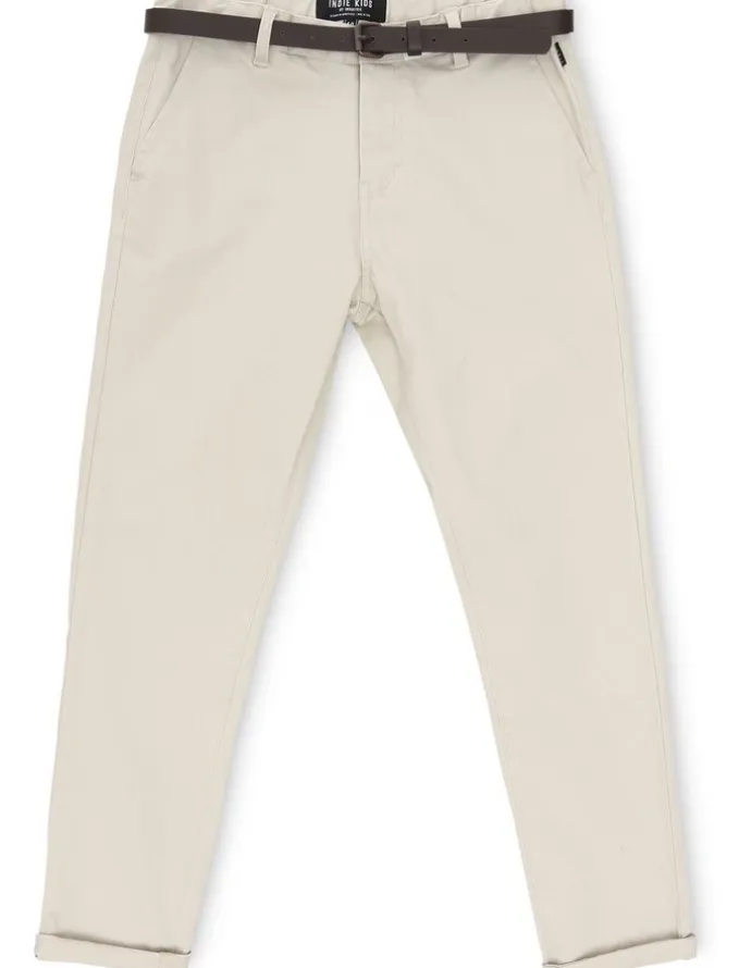 Indie Kids by Industrie Cuba Stretch Chino (3-7 years) in Talc