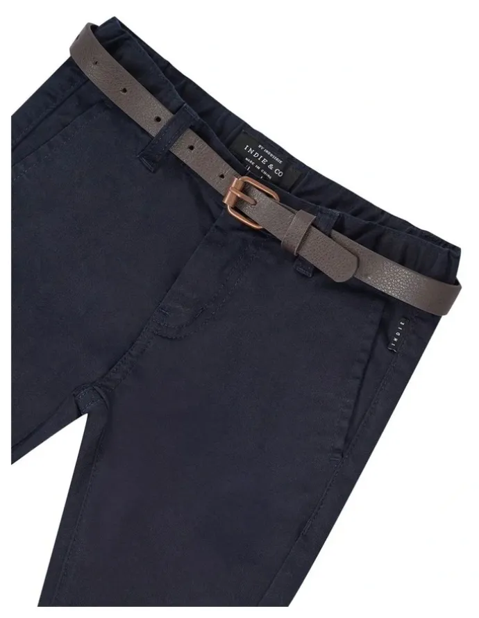 Indie Kids by Industrie Cuba Strech Chino (8-16 Years) in Deep Navy